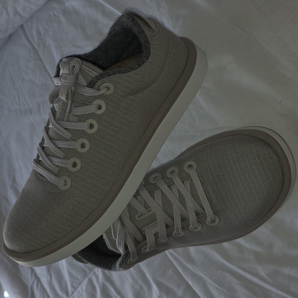 Wool Piper Woven Sneakers Pewter Grey Womens 8 Allbirds (Jennifer # 2) NWT